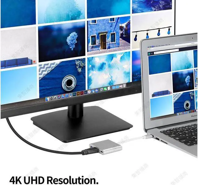 Alt view image 7 of 7 - USB C to HDMI Adapter, USB 3.1 Type-C Hub to HDMI 4K+USB 3.0+USB-C Charging Port, Macbook/iMac HDMI Adapter,USB-C Digital AV Multiport Adapter for MacBook Pro/ iPad Pro/S8+/S9+/Projector/Monitor