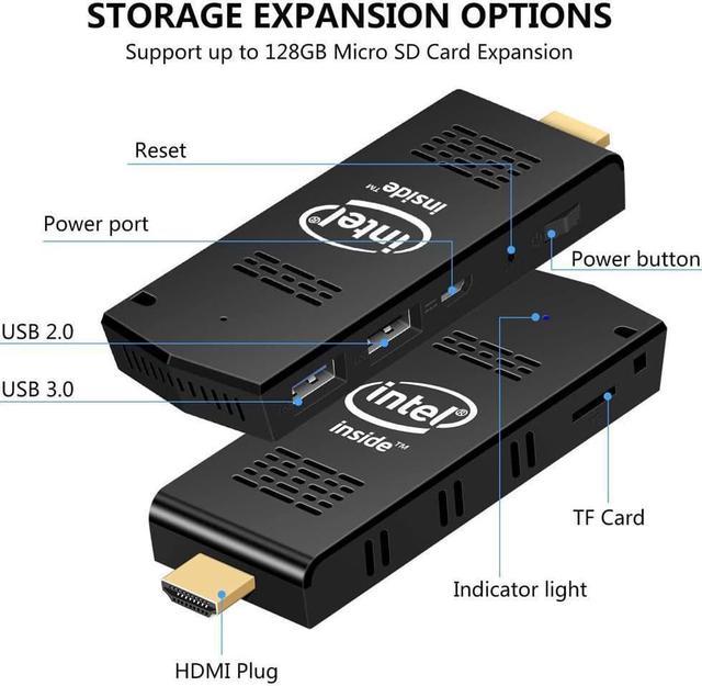 PC Stick Mini Computer Stick with Intel Atom Z8350 & Windows 10