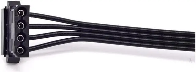 Alt view image 3 of 5 - PCIe 6Pin to 3 Peripheral 4Pin Molex Power Cable GPU 6 Pin to IDE for CORSAIR CX850M CX750M CX600M CX500M CX430M Modular PSU