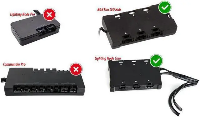 Alt view image 6 of 6 - Adapter cable For Corsair RGB Fan (4-pin) to Asus Aura/MSI Mystic Light Addressable RGB
