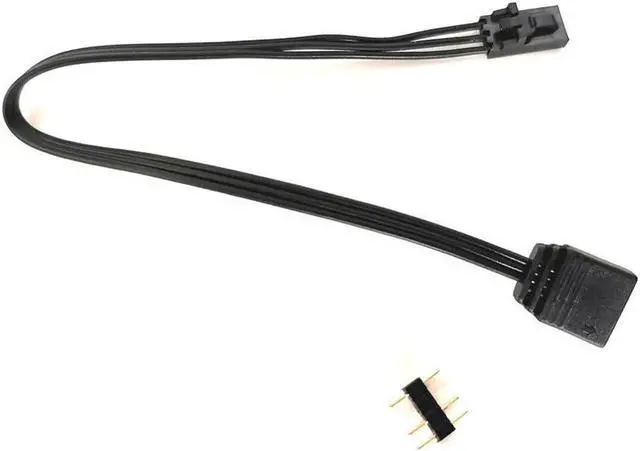 Alt view image 4 of 6 - For Corsair RGB to Aura/Mystic Light (Motherboard) A-RGB Adapter 3-pin Adapter Cable