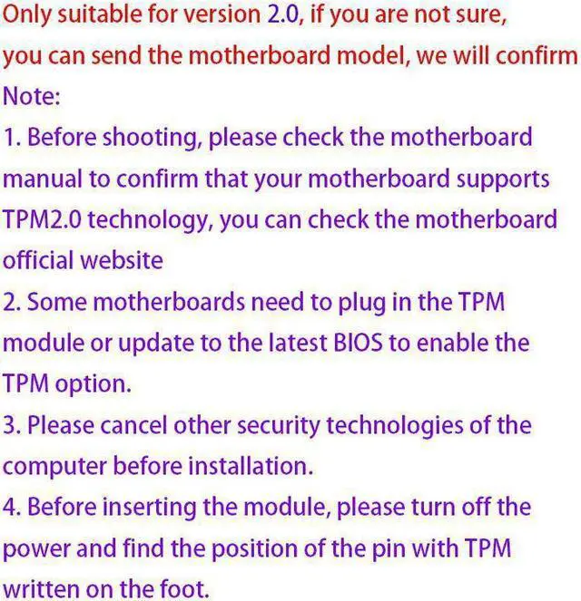 Alt view image 2 of 2 - 1Piece TPM 2.0 Security Module Trusted Platform Module For MSI 12PIN SPI MS-4462