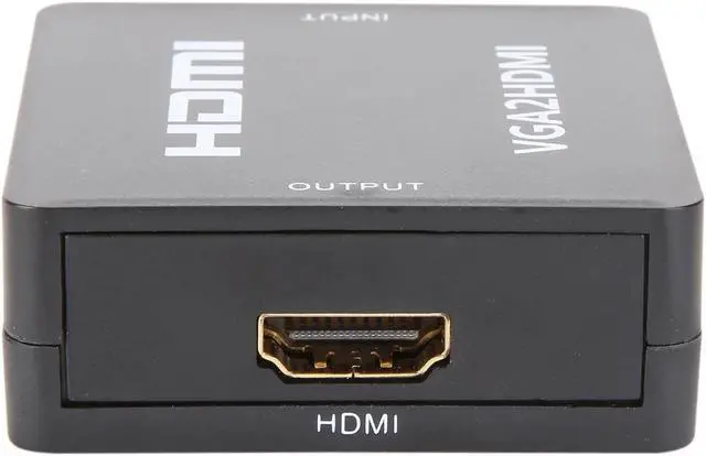Alt view image 4 of 5 - VGA to HDMI, GANA 1080P Full HD Mini VGA to HDMI Audio Video Converter Adapter Box With USB Cable and 3.5mm Audio Port Cable Support HDTV for PC Laptop Display Computer Mac Projector
