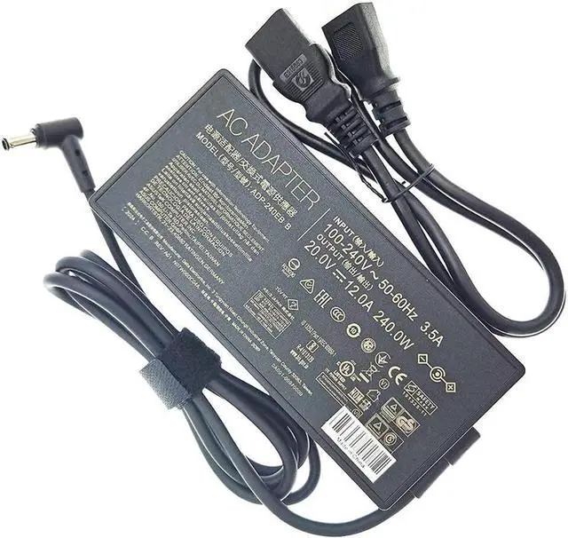 Alt view image 3 of 7 - New Compatible with ASUS ADP-240EB B 20V 12A 240W 6.0 x 3.7mm AC Adapter Notebook Charger ROG 15 GX550LXS RTX2080 Laptop Power Supply, AD065G2Uz