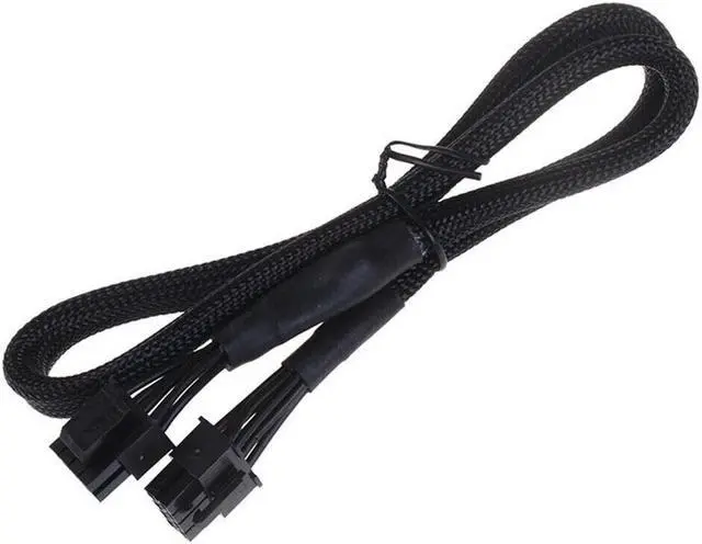 Alt view image 6 of 6 - For Corsair RM550X RM650X RM750X RM850X RM1000X CPU 8Pin To 8(4+4)-Pin Modular Power Supply Cable