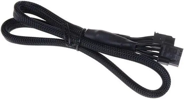 Alt view image 2 of 6 - For Corsair RM550X RM650X RM750X RM850X RM1000X CPU 8Pin To 8(4+4)-Pin Modular Power Supply Cable