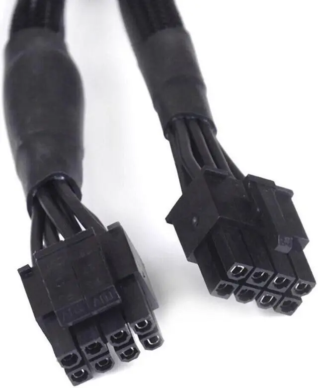 Alt view image 5 of 6 - For Corsair RM550X RM650X RM750X RM850X RM1000X CPU 8Pin To 8(4+4)-Pin Modular Power Supply Cable