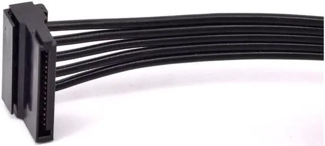 Alt view image 4 of 4 - GPU PCIe 6Pin 1 to 3 SATA 15Pin Right Angle Power Supply Cable Port Multiplier for CORSAIR AX1200 AX860 AX850 AX760 AX750 PSU