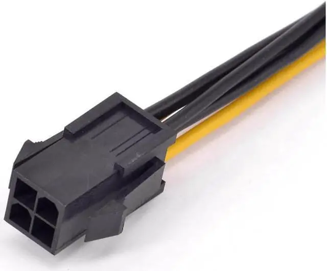 Alt view image 4 of 6 - 4Pin CPU Power supply Extension Cord Cable 18 AWG Y Splitter ATX 12V P4 Power Port Female 1 to 2 Female Connector Cable 20cm