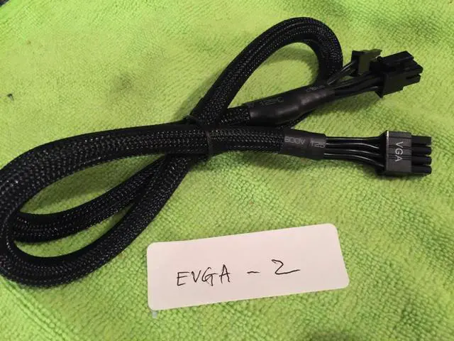 Alt view image 5 of 5 - 8 PIN TO 8 pin PCIE VGA Power Supply Cable for EVGA SuperNOVA 550-1300 G2 G3 G5