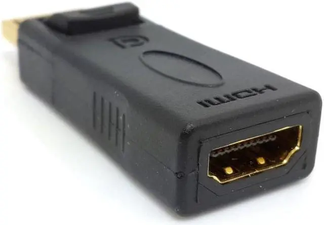 Alt view image 4 of 6 - HDMI to DisplayPort DP Video Audio Converter adapter