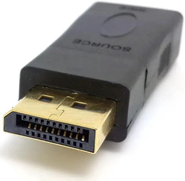 Alt view image 2 of 6 - HDMI to DisplayPort DP Video Audio Converter adapter