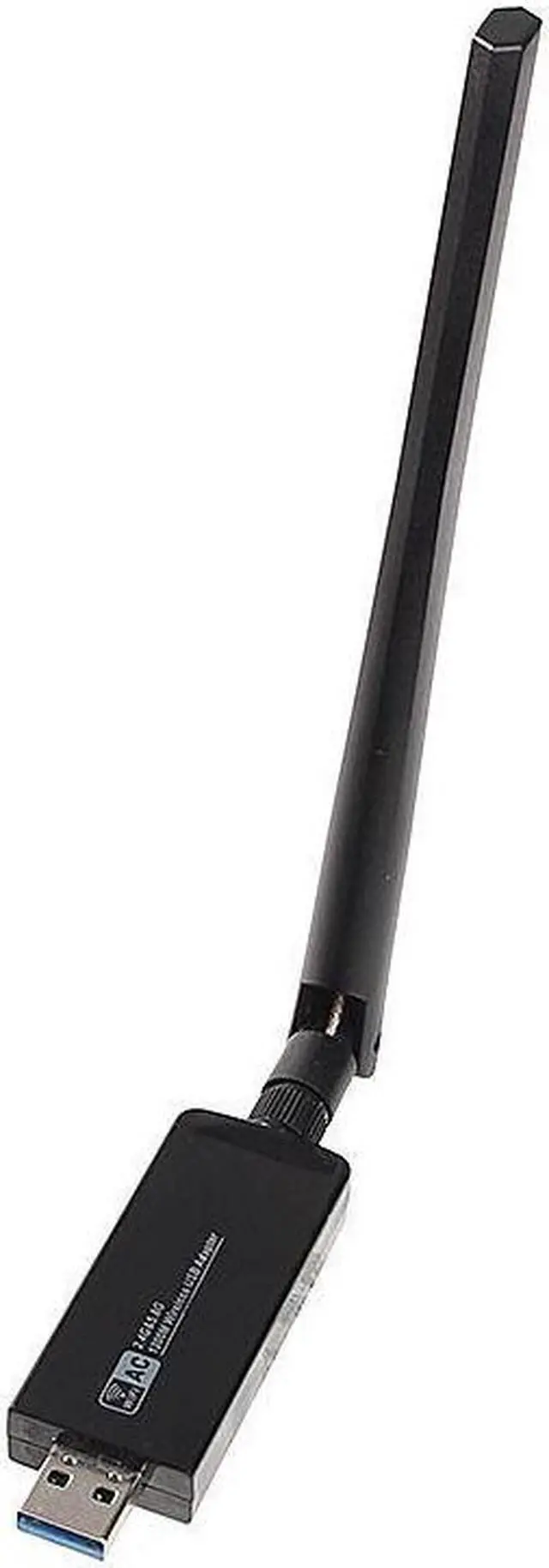 Alt view image 3 of 7 - RTL8812AU Chipset 1200Mbps 2.4GHz/5GHz 802.11ac WiFi USB Adapter Dongle Antenna