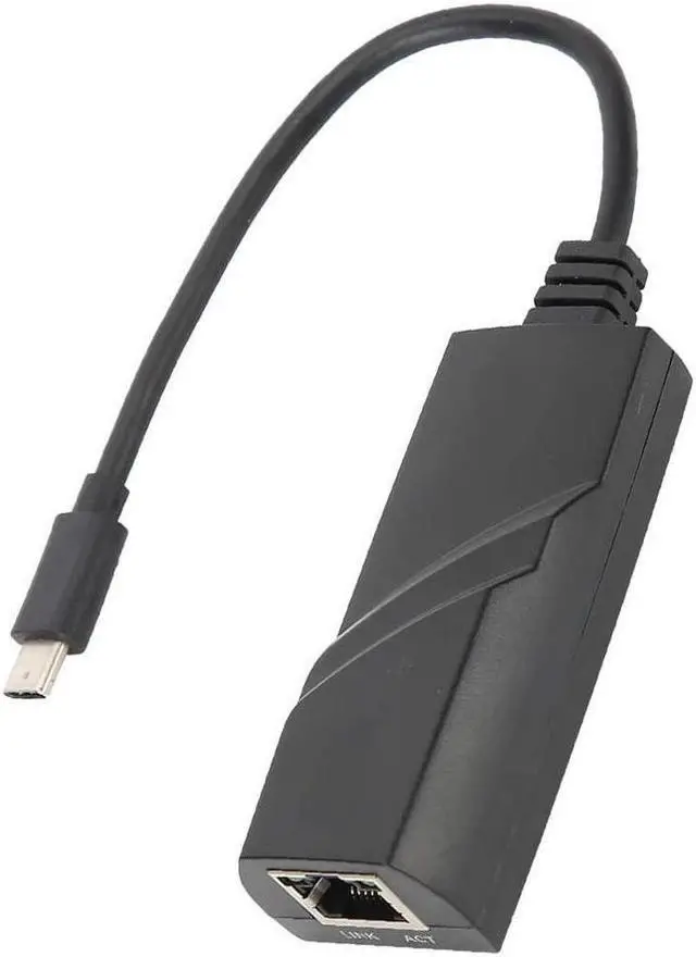 Alt view image 2 of 7 - Gigabit Ethernet Adapter Type C USB 3.1 1000Mbps High Speed Ethernet LAN Network Card for Mobile Phone Tablet Notebook and More Support Forward and Reverse Plugging
