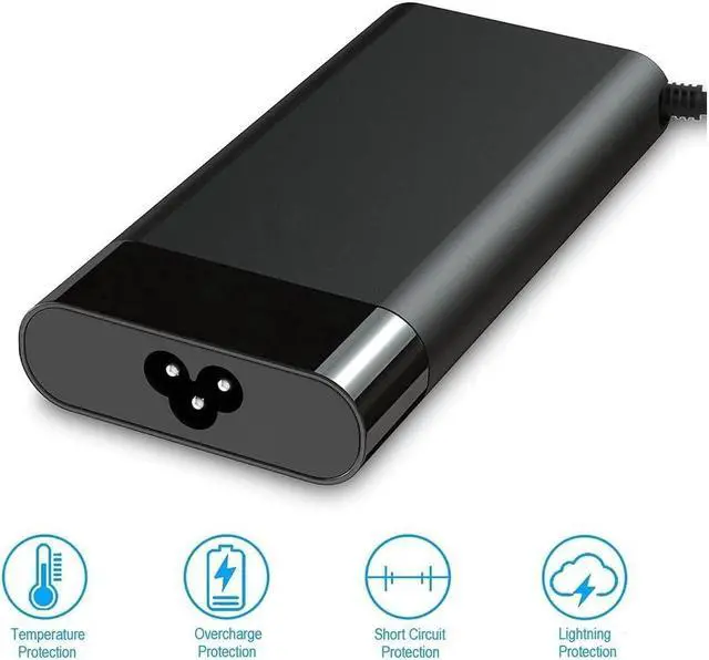 Alt view image 5 of 6 - Fit for HP 150W AC Adapter ZBook 15 Charger, for ZBook 15 G3 G4 G5 G6, ZBook Studio G3 G4 G5 G6 G7 G8, ZBook 15u G3 G4, ZBook Fury G7 G8, ZBook 15V G6, ZBook Create G7, TPN-CA11 Power Supply