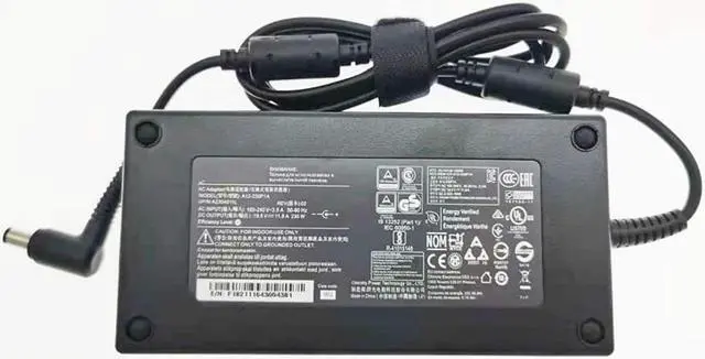 Alt view image 3 of 7 - New 19.5V 11.8A 230W 7.4 x 5.0mm Compatible with Chicony A12-230P1A AC Adapter for MSI GT72S G752VY GE63VR ADP-230EB T A230A006L A230A011L