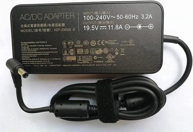 Main image of 230W AC Adapter fit for ASUS ROG Zephyrus S GX701 GX701GX GX701GW GX701GV Gaming Laptop ASUS ROG Zephyrus GX501 GX501 GX501V GX501GI GX501VI-XS75 Gaming Laptop ADP-230GB B Power Supply Cord