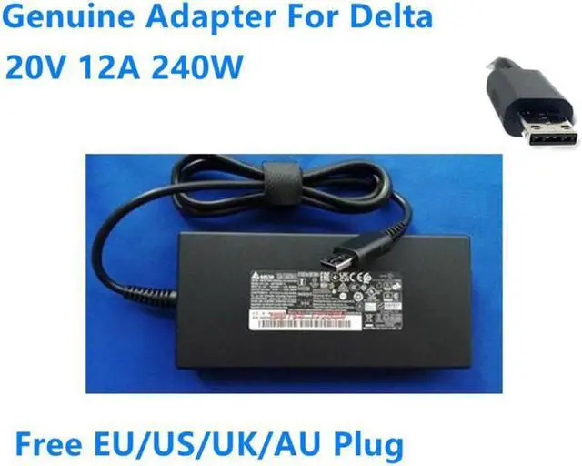 Main image of 20V 12A 240W Delta ADP-240EB D Power Supply AC Adapter For MSI GE76 GE66 Gaming Laptop Charger