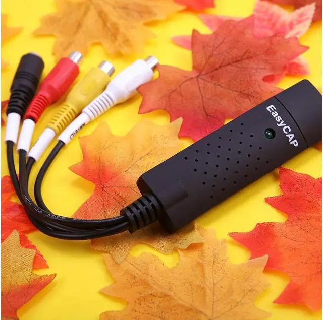 Alt view image 7 of 7 - USB 2.0 Video Capture Adapter Easycap AV TV DVD DVR Capture Card Stereo Audio