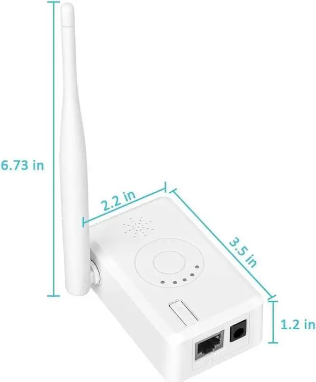 Alt view image 6 of 6 - HeimVision RR01 WiFi Range Extender for HeimVision HM241/ HM243 WiFi Security Camera System Only Compatible with HeimVision HM241/ HM243 8CH Security Camera System