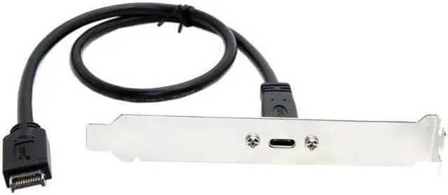 Alt view image 2 of 3 - USB 3.1 Type-E Motherboard Front Panel Header Connector to USB-C Back Panel Extension Cable - 40cm