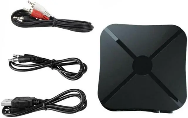 Alt view image 2 of 7 - 2 in 1 Bluetooth 5.0 Transmitter & Receiver Wireless Audio Adapter with 3.5mm Aux RCA Cable for TV Home Stereo Smartphone PC