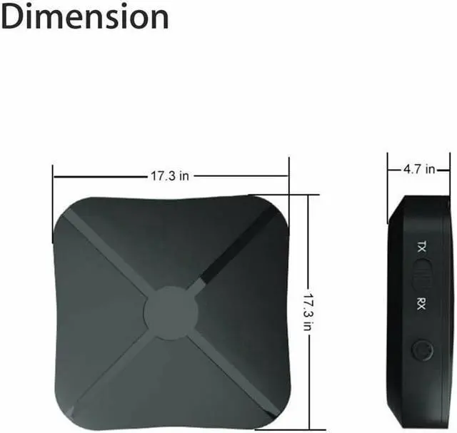 Alt view image 2 of 7 - 2in1 Bluetooth Transmitter &Receiver Wireless Home Music TV Stereo Audio Adapter