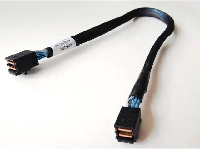 Main image of 40cm Mini SAS HD SFF 8643 Cable Internal SFF-8643 SAS Cable Mini SAS SFF-8643 to 8643 Molex Cable Adapter for Computer Hard Disk