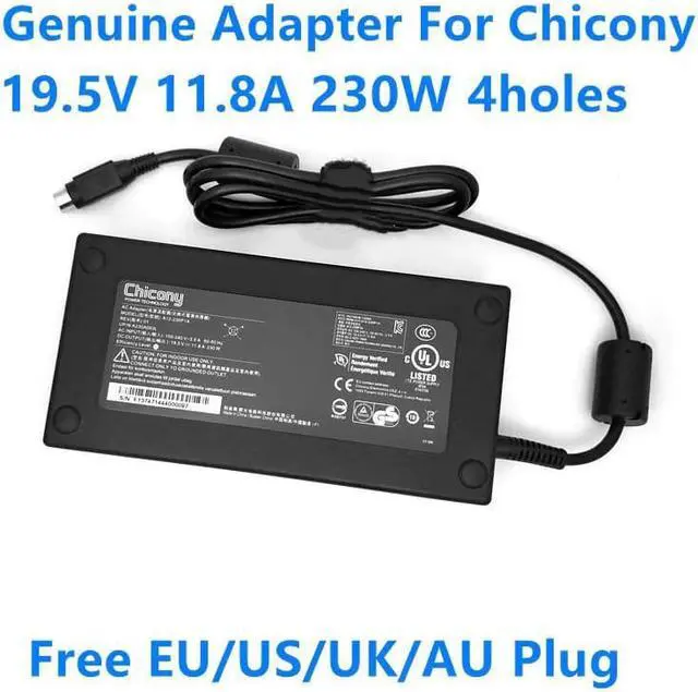 Main image of Chicony A12-230P1A 19.5V 11.8A 230W 4Holes Delta ADP-230EB T AC Adapter For MSI GT76 GT62VR Laptop Power Supply Charger