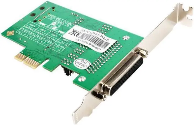 Alt view image 4 of 5 - Industrial Grade PCI express 4 ports Serial card PCI-e Multi RS232 DB9 COM port adapter 5VDC 12DV power PCIe low profile bracket