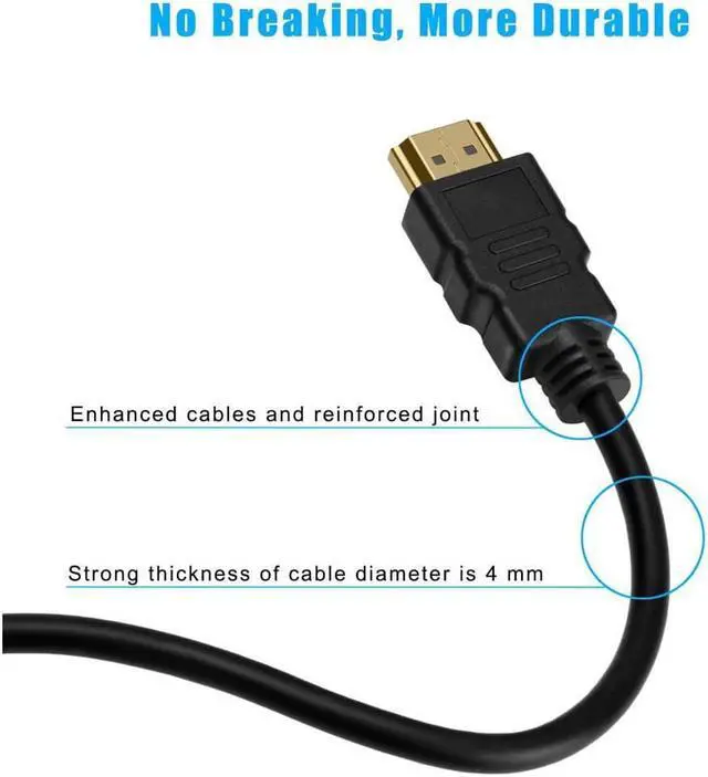Alt view image 3 of 7 - 3 Pack HDMI to VGA Adapter Cable Converter (Male to Female) ,adapter 1080P for PC, Hfor Computer, Desktop, Laptop, PC, Monitor, Projector, HDTV