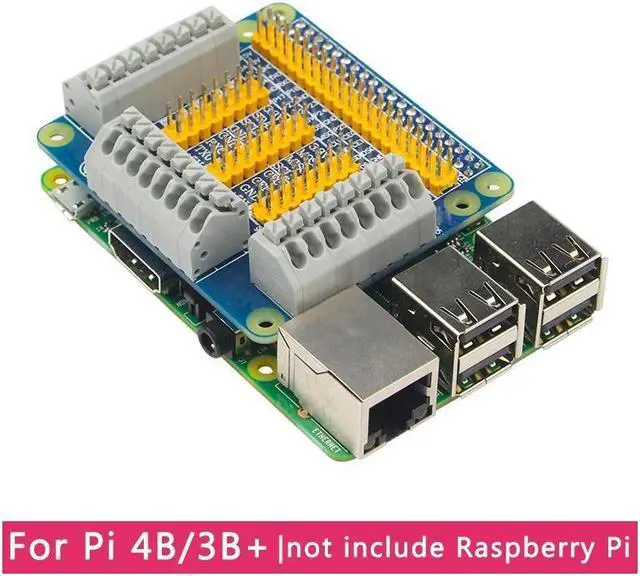 Alt view image 6 of 6 - Raspberry Pi GPIO Board Extension Board Module for Robot Car DIY Test compatibe for Raspberry Pi 4 Model B / 3B+ / 3B