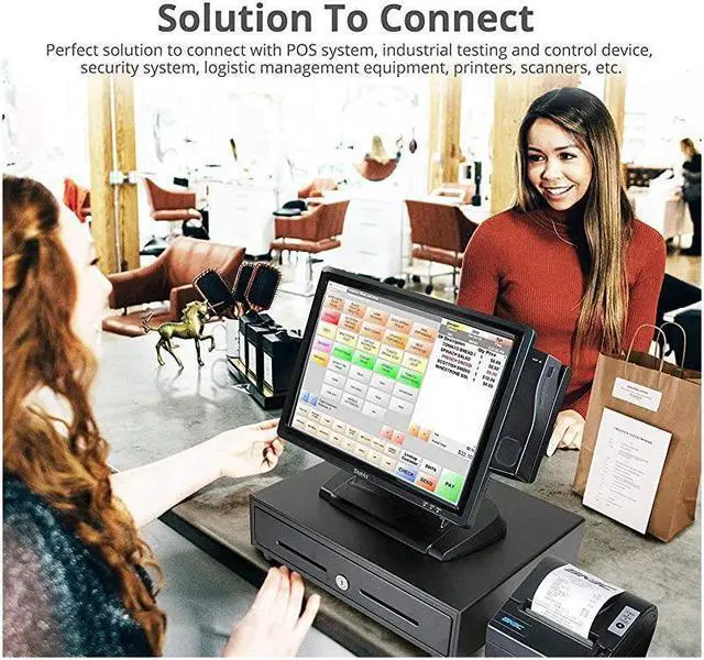 Alt view image 6 of 6 - Combo Serial Parallel Expansion Card PCI Express to Printer LPT Port RS232 Com Port Adapter IEEE 1284 Controller Card WCH382 Chip for Desktop PC Windows 10 with Low Bracket