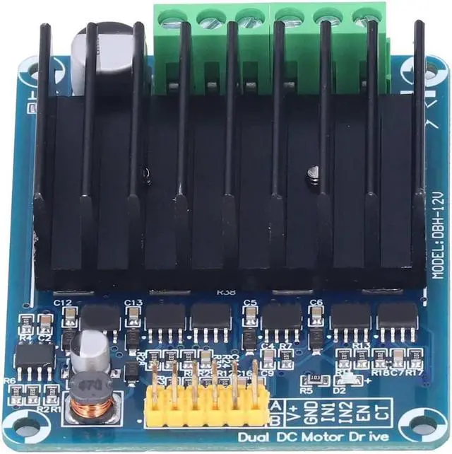 Alt view image 3 of 7 - Motor Driver Module DC 5?15V 30A Dual Channel H Bridge Motor Drive Module Smart Car Driver Board for Intelligent Automobile Motor
