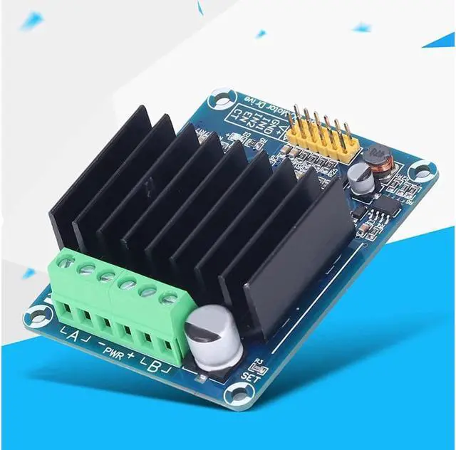 Alt view image 6 of 7 - Motor Driver Module DC 5?15V 30A Dual Channel H Bridge Motor Drive Module Smart Car Driver Board for Intelligent Automobile Motor