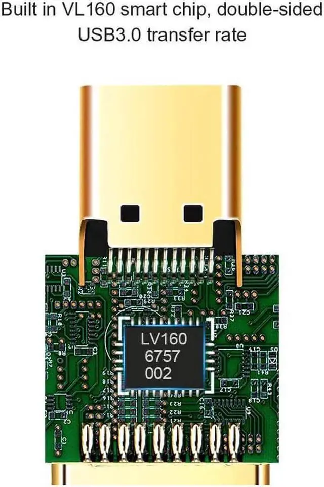 Alt view image 6 of 7 - USB3.1 USB C Female to USB Male Adapter Cable 5Gbps CableCreation USB to USB C Adapter USB C to A Adapter Female USB C Adapter for Laptops Oculus Quest Link Logitech StreamCam Other USB-A Devices