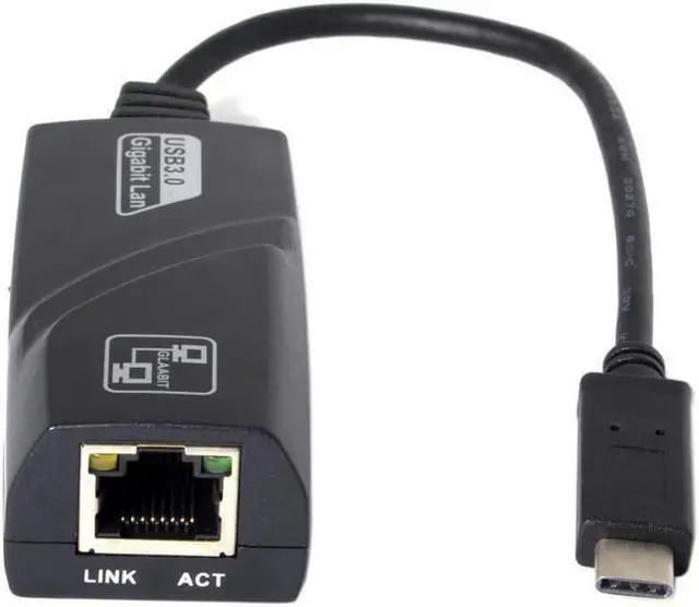 Alt view image 2 of 5 - USB-C Gigabit Lan Card USB 3.1 Network Adapter USB Type C to Ethernet External