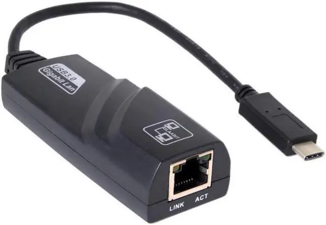 Alt view image 3 of 5 - USB-C Gigabit Lan Card USB 3.1 Network Adapter USB Type C to Ethernet External