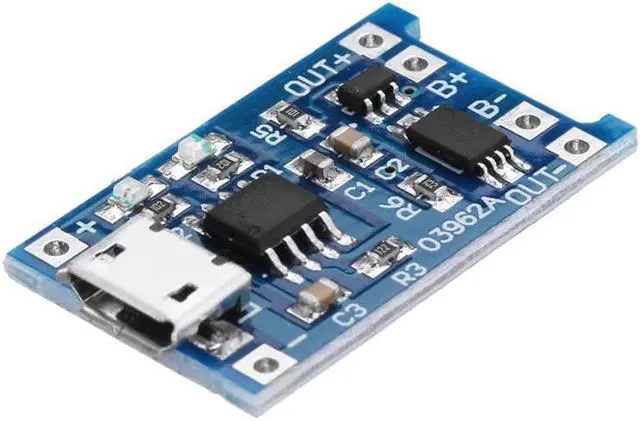 Main image of TP4056 Micro USB 5V 1A Lithium Battery Charging Protection Board TE585 Lipo Charger Module