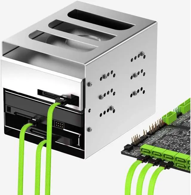 Alt view image 2 of 7 - 3PACK SATA Cable III 3 Pack 6Gbps Straight HDD SDD Data Cable with Locking Latch 18 Inch for SATA HDD, SSD, CD Driver, CD Writer,  Green