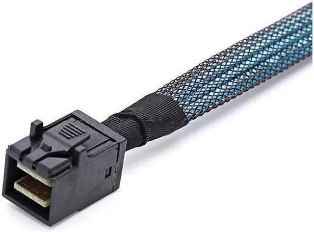 Alt view image 4 of 5 - SFF-8643 to 4 sas 29+15P Sata cable Hard disk server data transmission cable 1m length