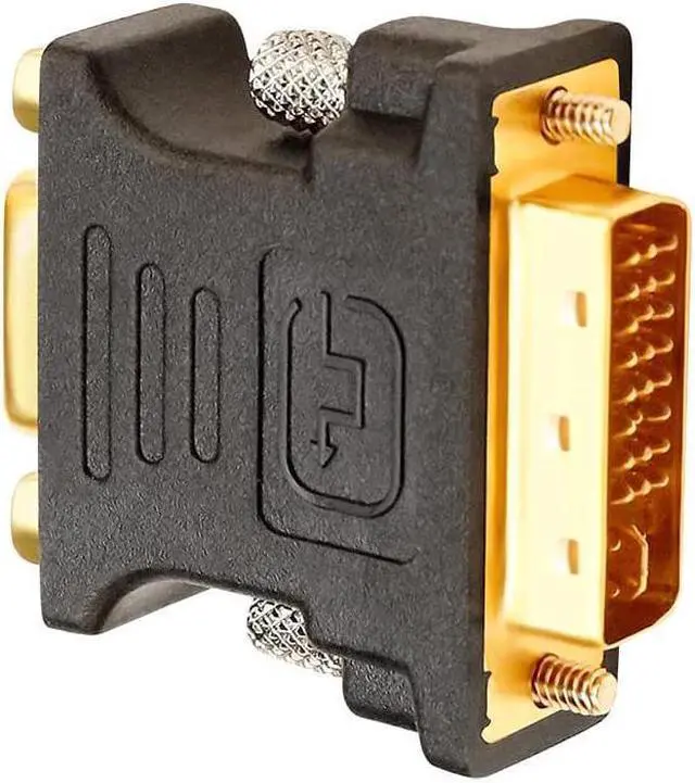 Alt view image 4 of 7 - DVI Male to VGA Female Adapter DVI-I 24+5 Port Converter