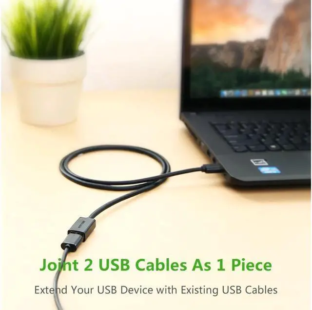 Alt view image 6 of 7 - USB Extension Cable USB 3.0 High Speed Extender Cord Type A Male to A Female for Oculus VR, Playstation, Xbox,USB Flash Drive, Card Reader, Hard Drive,Keyboard, Printer, Scanner,Camera 5ft/1.5m