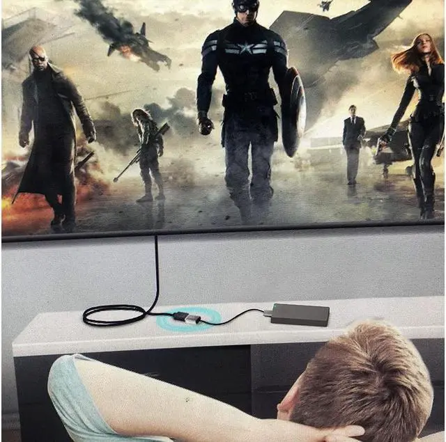 Alt view image 6 of 7 - 3.3ft USB 3.0 Extension Cable , USB 3.0 Extension Cable - A-Male to A-Female for USB Flash Drive, Card Reader, Hard Drive, Keyboard,Mouse,Playstation, Xbox, Printer, Camera