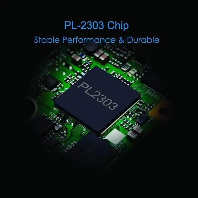 Alt view image 4 of 6 - CABLEDECONN USB to RS232 Adapter with Prolific PL2303 Chipset USB2.0 Male to RS232 Female DB9 Serial Cable 2m 6ft for Windows XP,Windows Vista,7,8,10,Mac OS 10.6 Above Linux