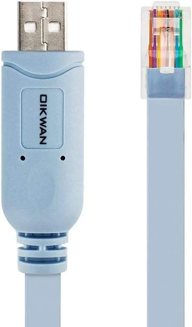 Alt view image 6 of 7 - Console Cable,USB Console Cable, USB to RJ45 Console Cable with FTDI chip Compatible with Cisco, Huawei,HP,Arista,Opengear,Aruba,Juniper Routers/Switches for Laptops in Windows, Mac, Linux 12 ft.