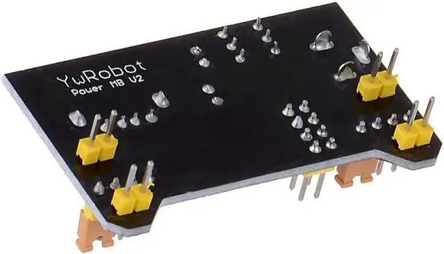 Alt view image 2 of 3 - 5pcs 3.3V 5V Power Supply Module for MB102 102 Prototype Breadboard DC 6.5-12V or USB Power Supply Module