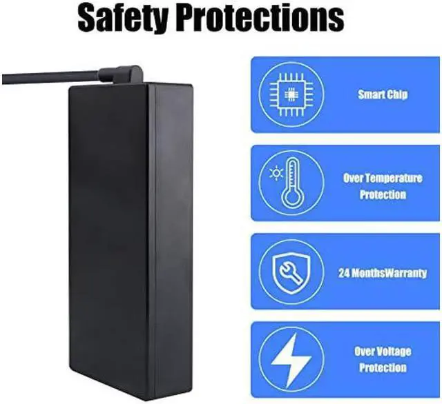 Alt view image 5 of 5 - ADP-200JB D 200W 20V 10A AC Charger Compatible with ASUS:TUF Dash F15 FX516PR FA506QR ROG Zephyrus G15 GA503QM-HQ121R GA50 6.0 x 3.7mm Laptop Power Supply Charger