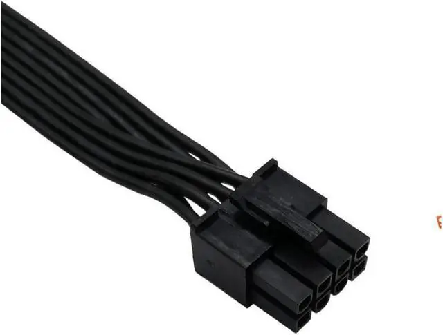 Alt view image 2 of 4 - CPU 8 Pin Male to CPU 8 Pin (4+4 Detachable) Male EPS-12V Motherboard Power Adapter Cable for Corsair Modular Power Supply 25-inch(63cm)
