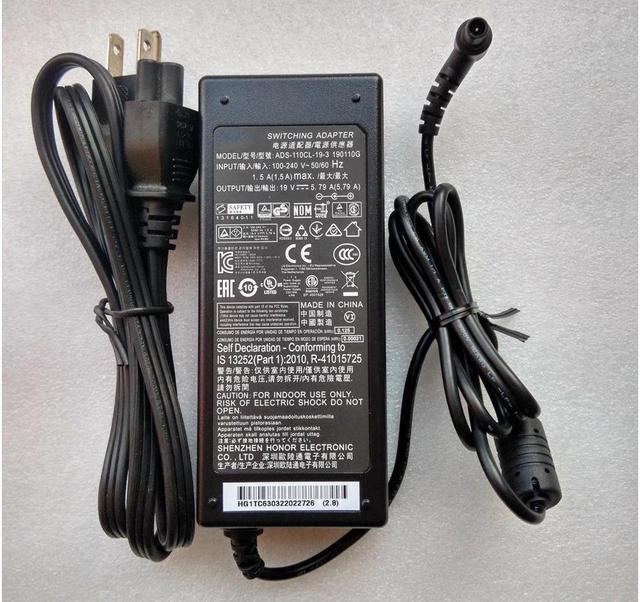 For LG ADS-110CL-19-3 19V 5.79A Switching Adapter for Monitor